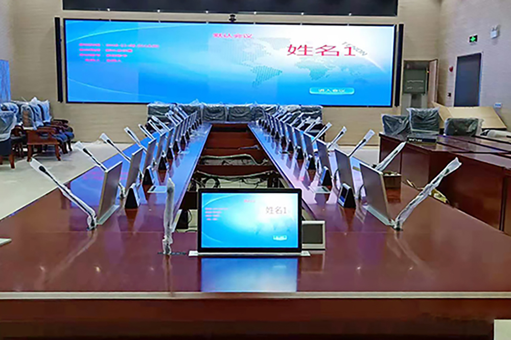 防空指揮中心（液晶升降一體機(jī)、嵌入式話(huà)筒、電子桌牌）